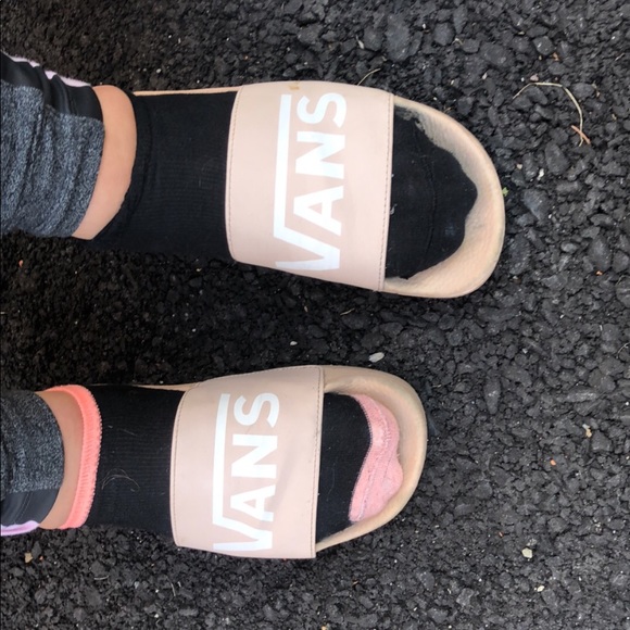 pink van slides